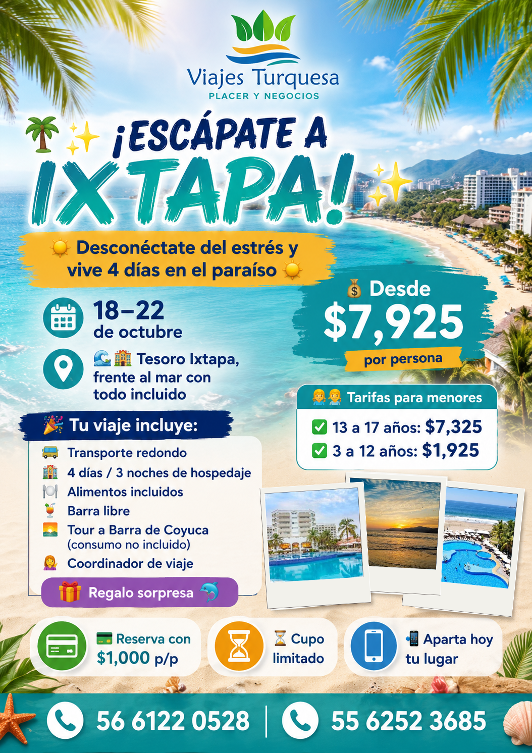 Oferta Buen Fin - Playa Todo Incluido con Facilidades de Pago